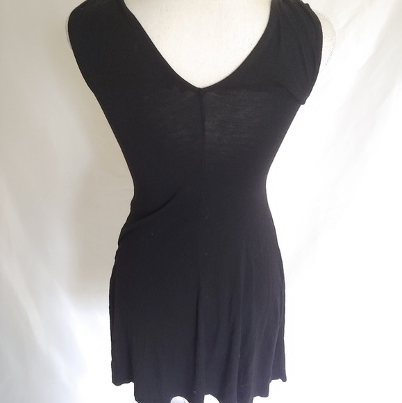 Forever 21 Black Plunging Neckline Mini Dress - Picture 5 of 7